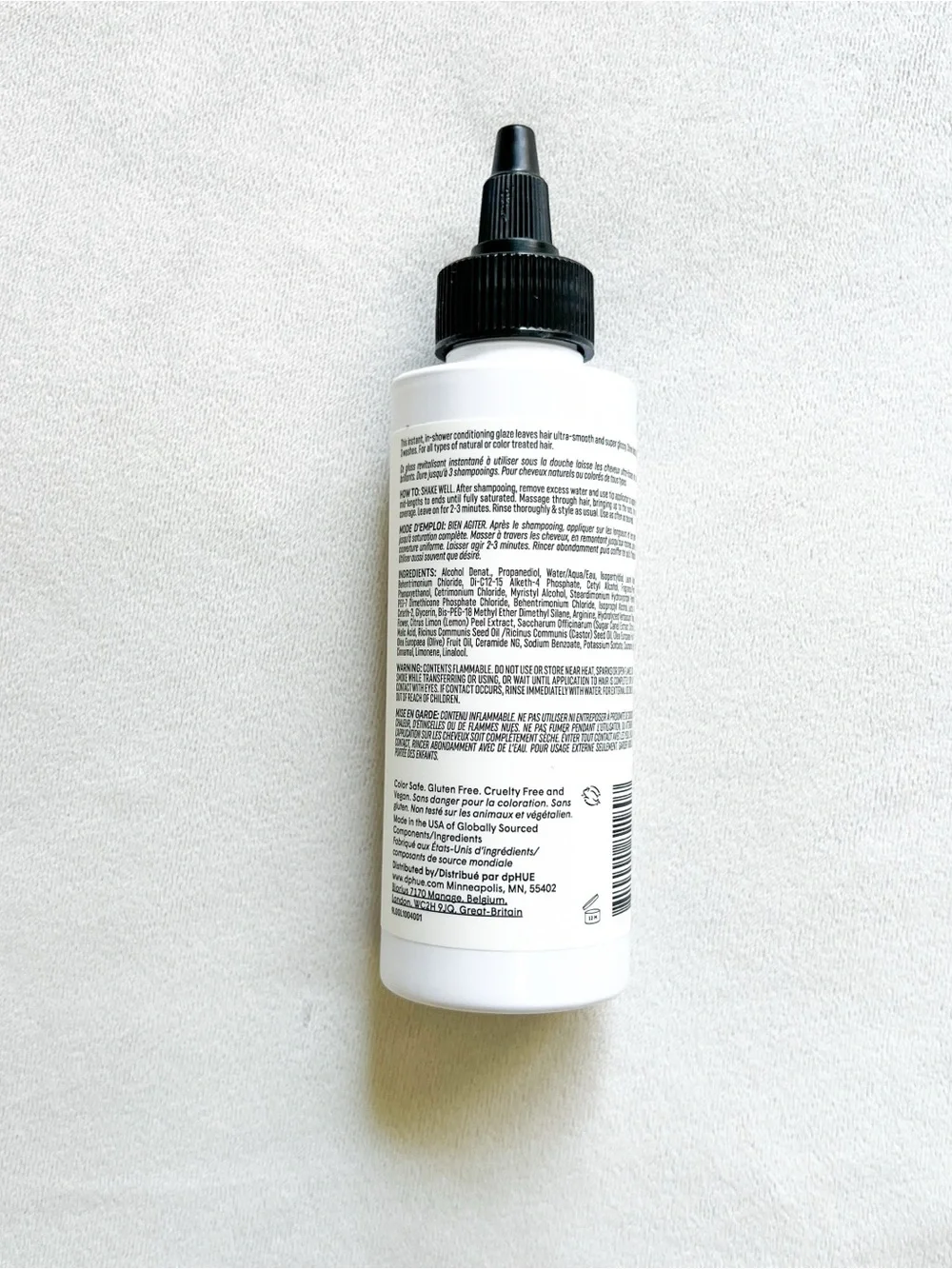 dpHUE Glossy Glaze Sheer Conditioning Shine - White & Black